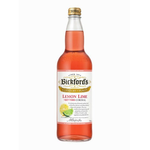 Bickfords Lemon Lime and Bitters Cordial 750mL