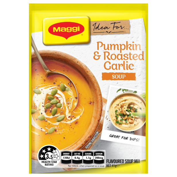 Maggi Pumpkin and Roasted Garlic Flavoured Soup 41g