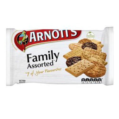 Arnott's Family Assorted 500g