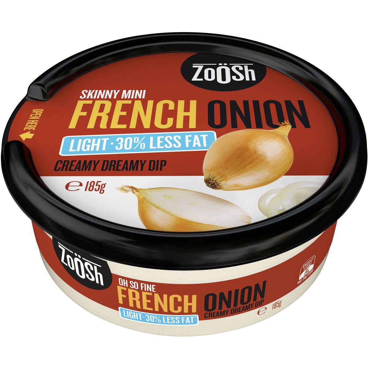 Zoosh Oh So Fine French Onion Creamy Dreamy Dip 185g