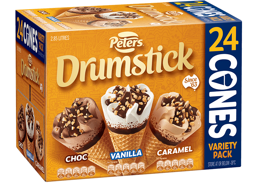 Peters Drumstick Variety Pack 24 Cones