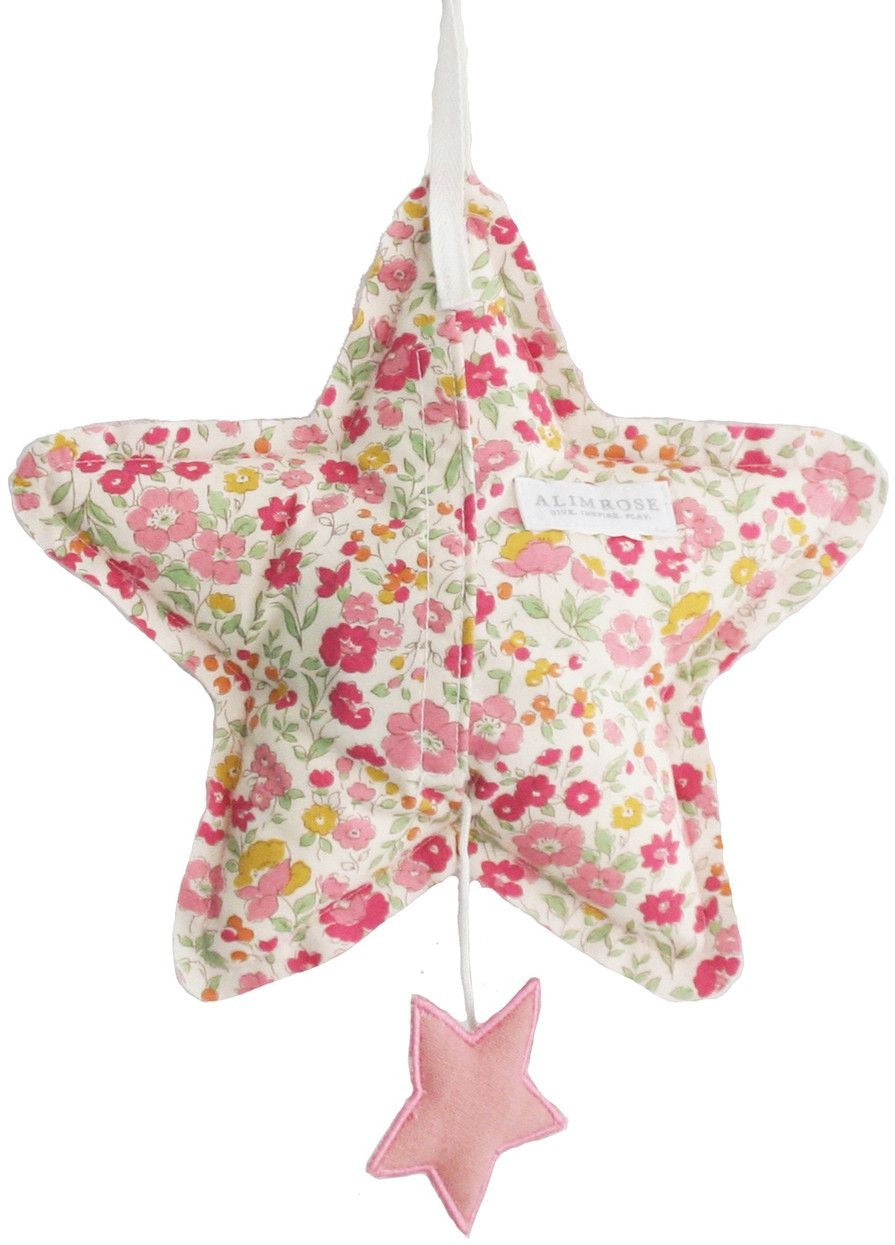 Alimrose Star Musical-Blush Linen and Rose Garden