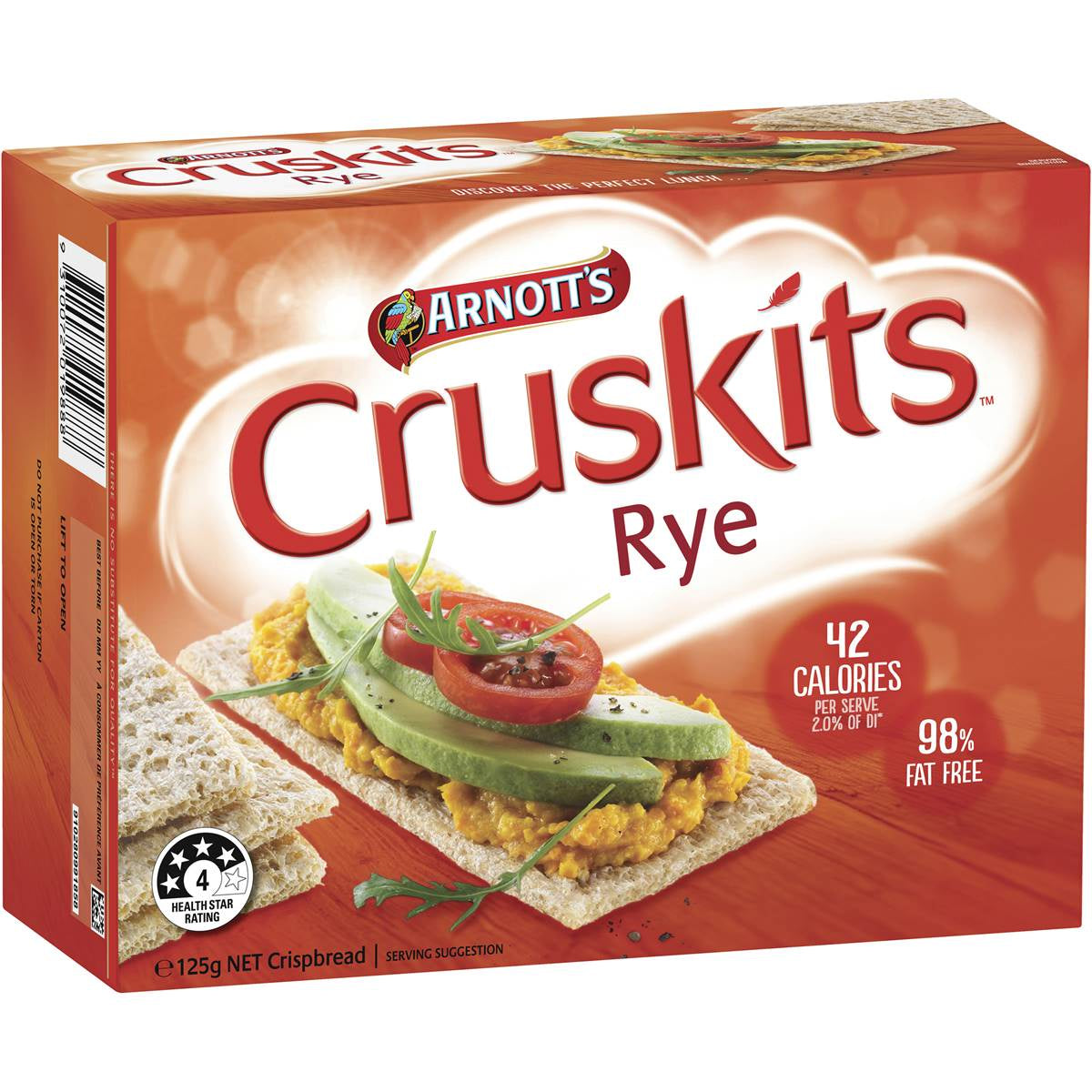 Arnott's Cruskits Rye 125g