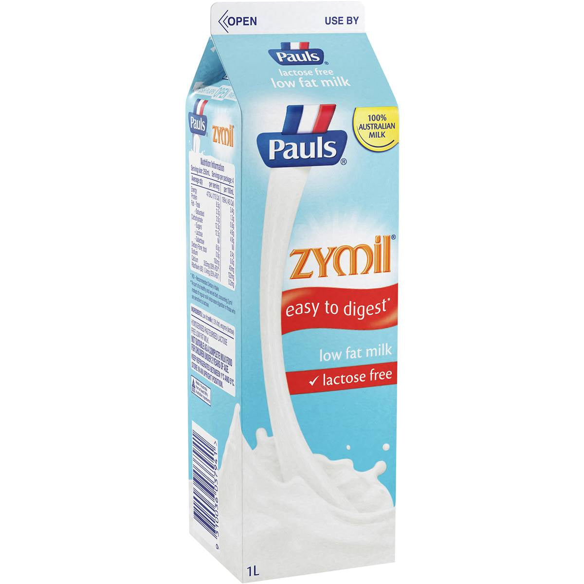 Zymil Lactose Free Low Fat Milk 1L