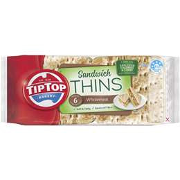 Tip Top Sandwich Thins Wholemeal 240g