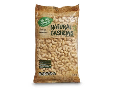 Oh So Natural Cashews 1.2kg