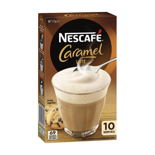 Nescafe Caramel Latte Sachet 10 pack