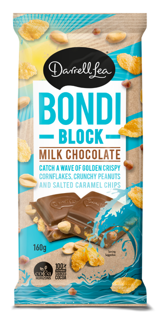 Darrell Lea Bondi Block Milk Chocolate 160g