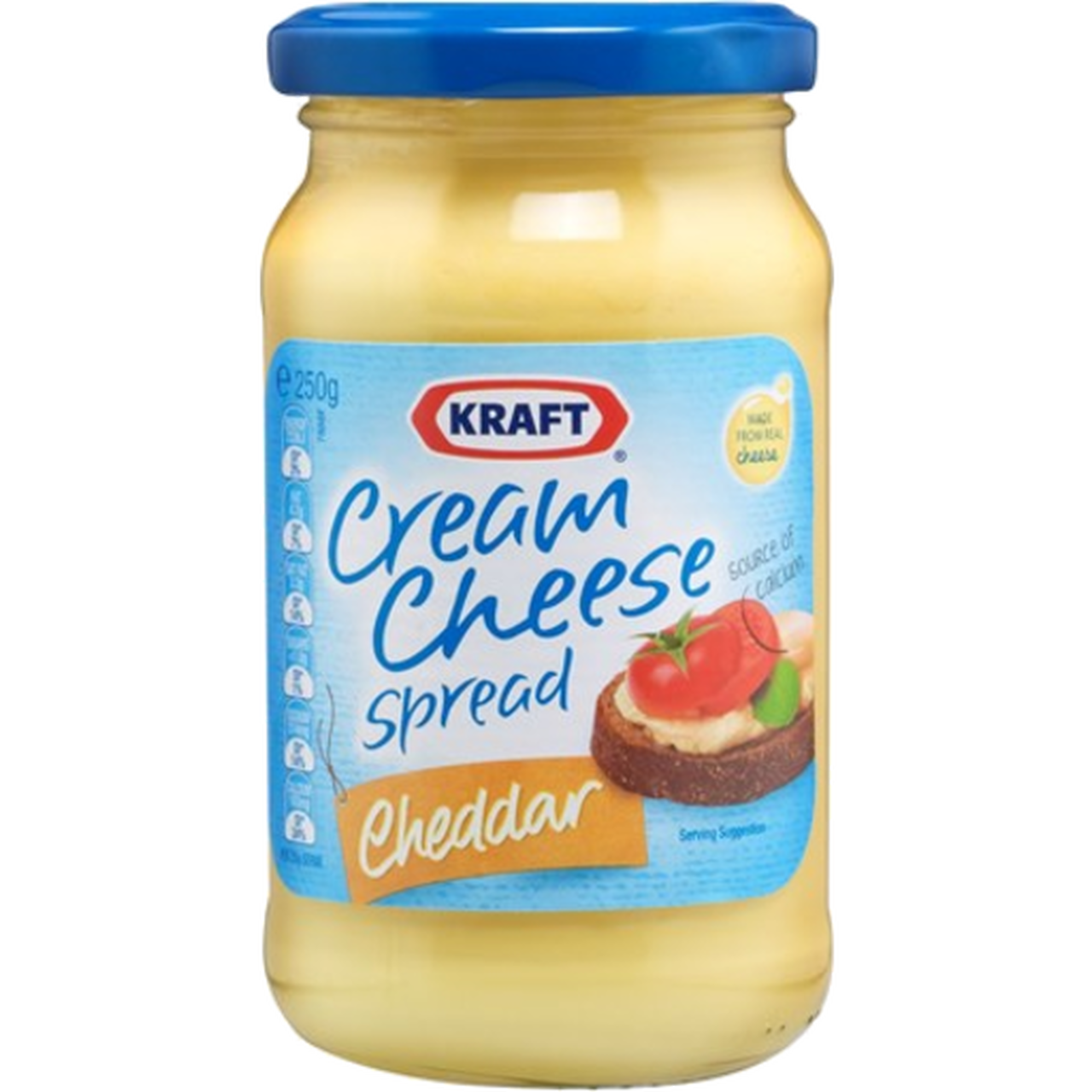 Kraft Cream Cheese Spread Cheddar 250g