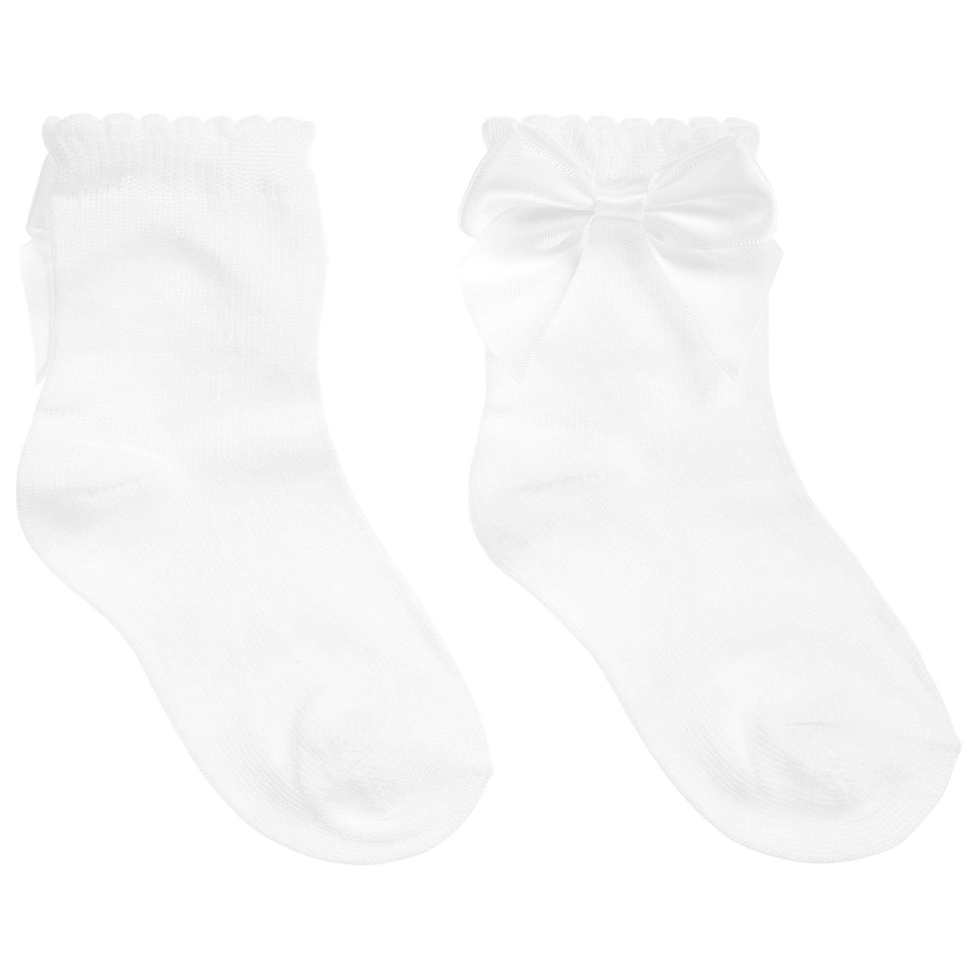 Carlomagno 2315 Ankle Sock White Size 1