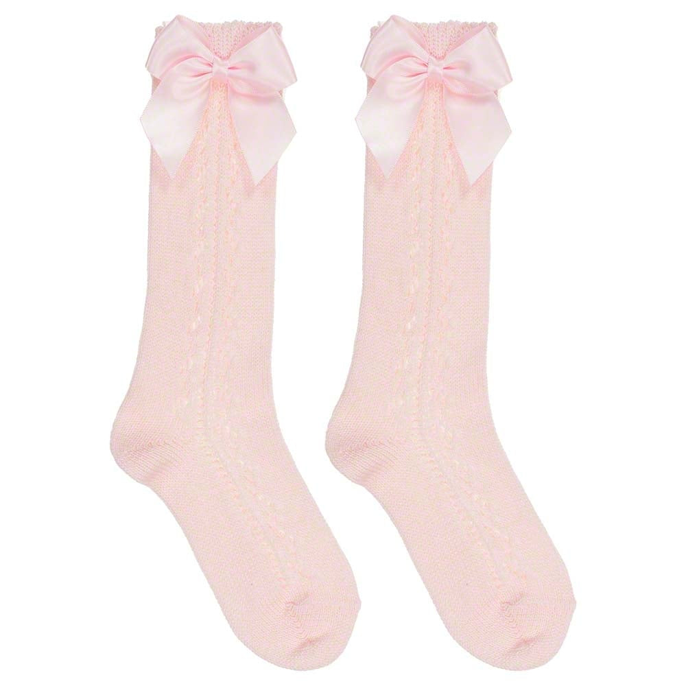 Carlomagno 2317 Knee High Sock Pale Pink Size 0