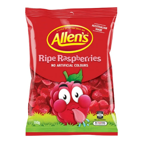 Allen's Ripe Raspberries 190g