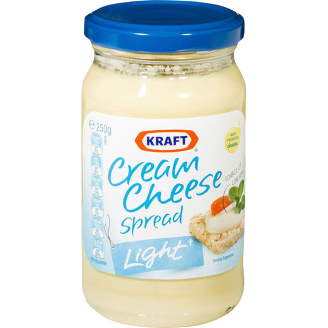 Kraft Cream Cheese Spread Light 250g