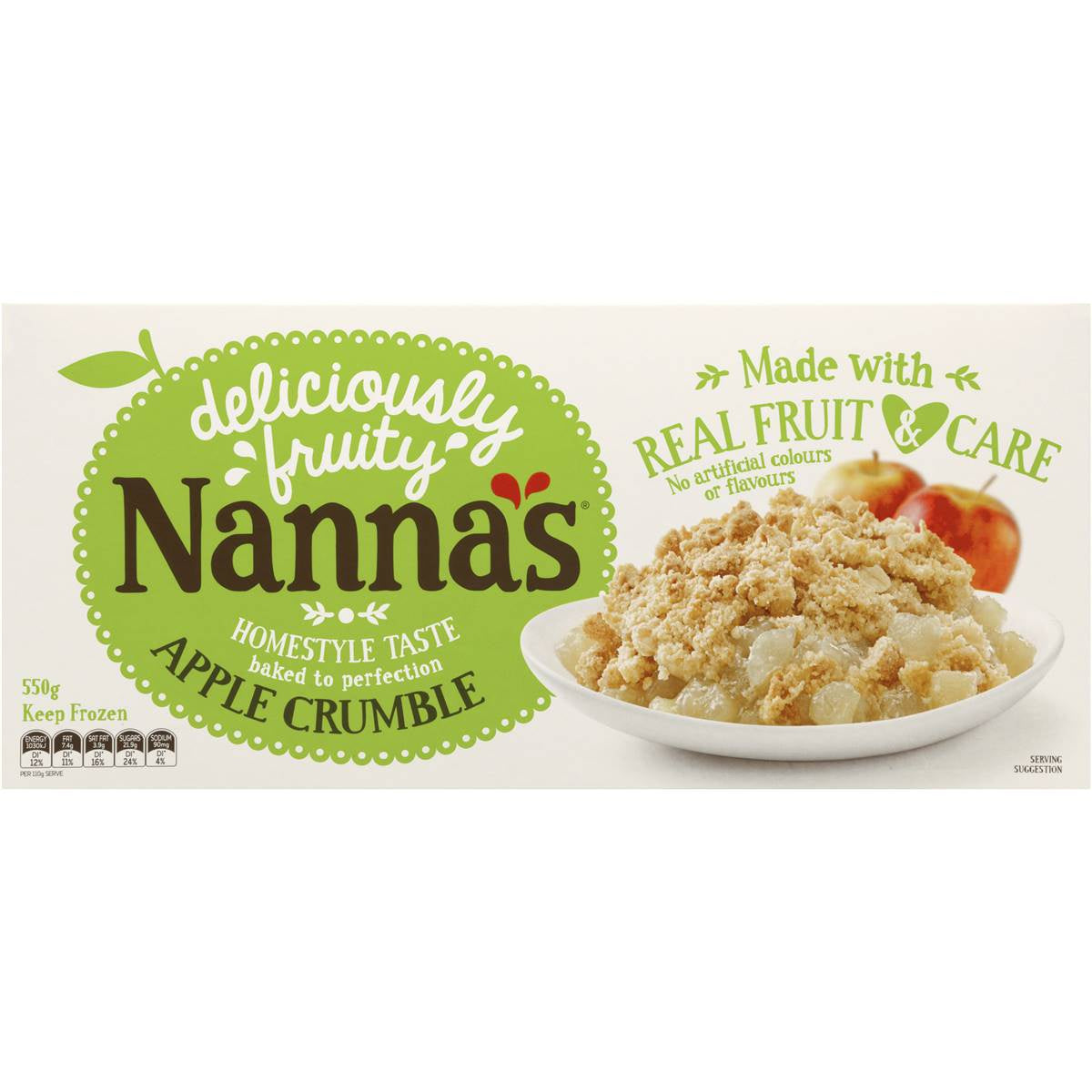 Nanna's Apple Crumble 550g