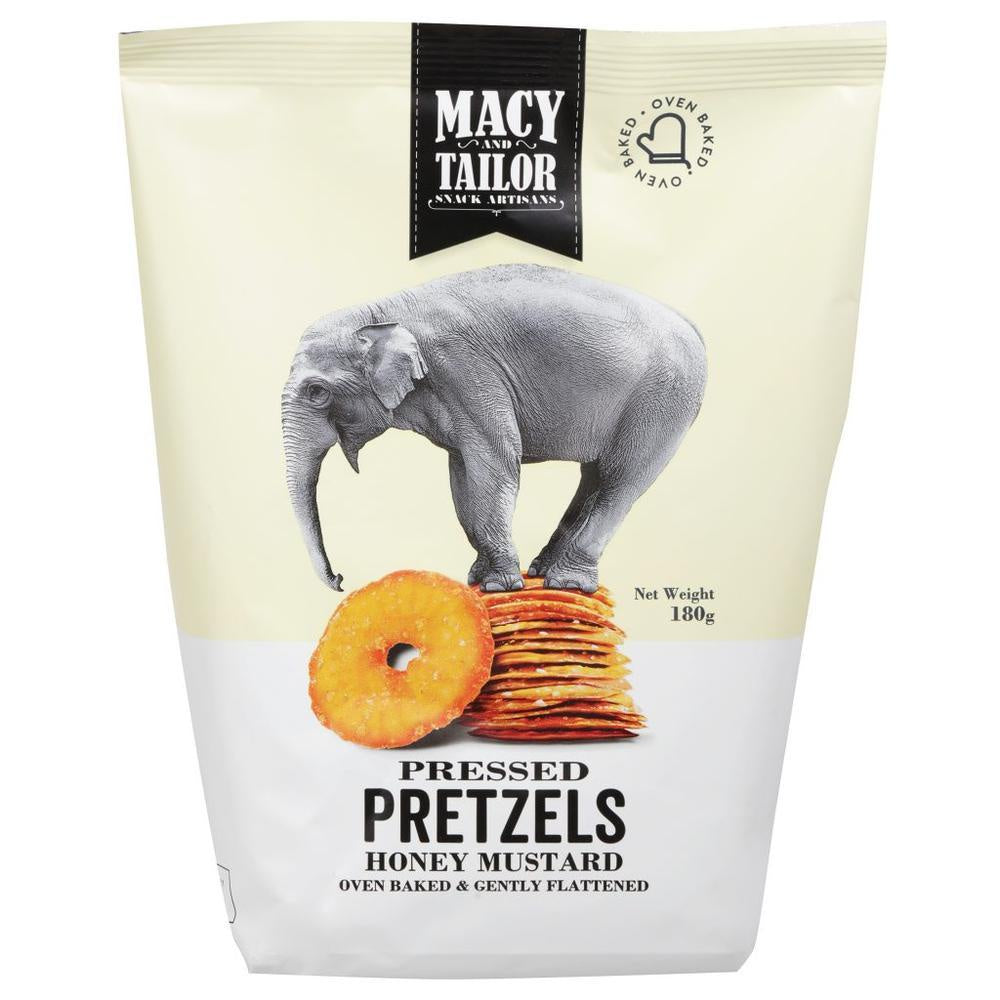 Macy and Tailor Pressed Pretzels Honey Mustard 180g