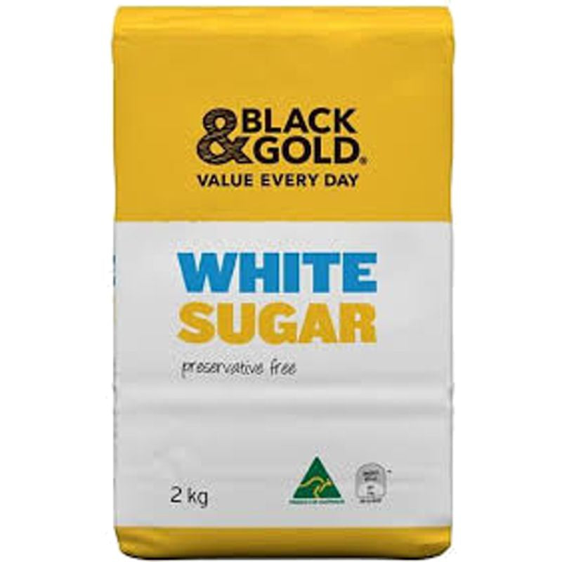 Black and Gold White Sugar 2kg