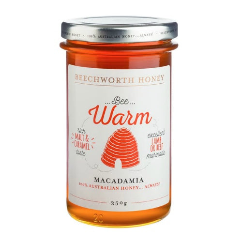 Beechworth Honey Bee Warm Macadamia 350g