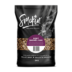 Smokin BBQ Wood Pellets Port Barrel Oak 5kg