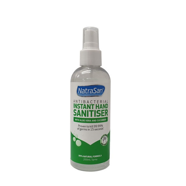 Natrasan Antibacterial Instant Hand Sanitiser 200mL