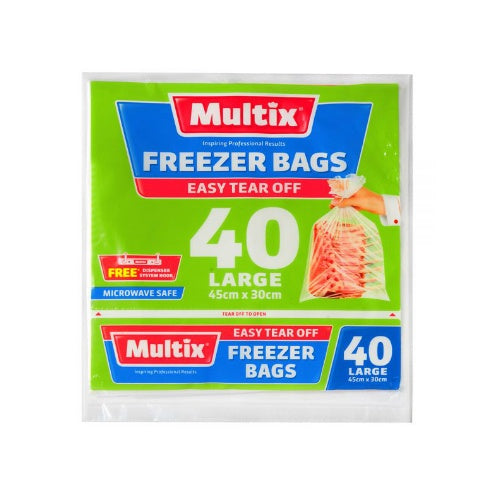 Multix Freezer Bags Large 40