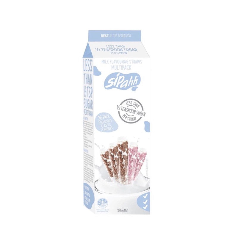 Sipahh Milk Straws Variety Pack 25 x 88g