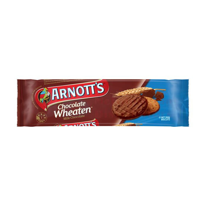 Arnott's Chocolate Wheaten Milk Chocolate Biscuits 200g