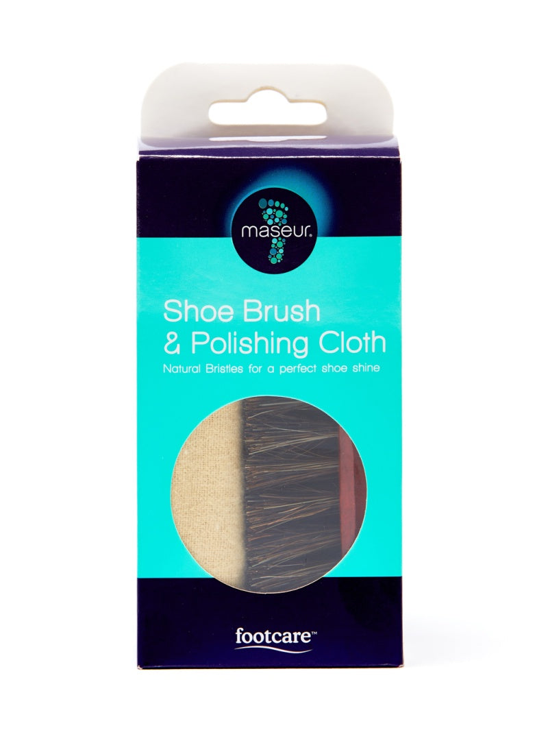 Maseur Shoe Brush and Polishing Cloth