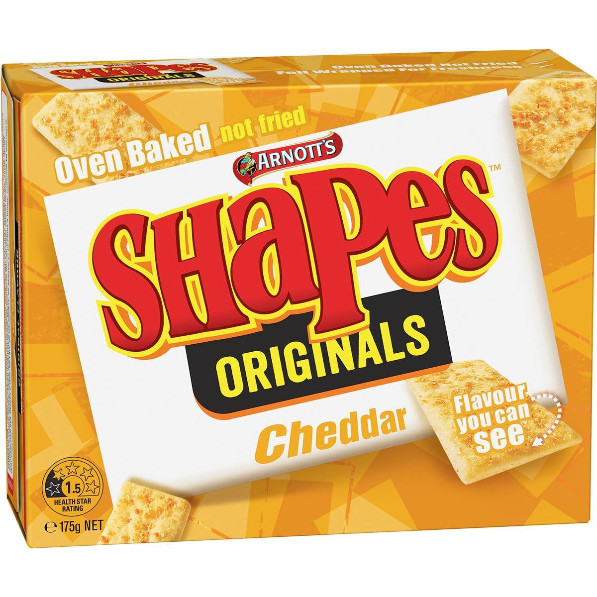 Arnott's Cheddar Shapes 175g