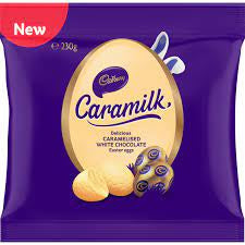 Cadbury Caramilk Caramelised White Chocolate Easter Eggs 230g