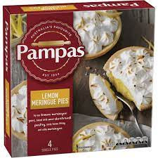 Pampas Lemon Meringue Pies 4 pack