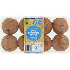 Woolworths Mini Blueberry Muffins 8 pack