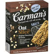 Carman's Oat Slice Belgian Chocolate Brownie 175g