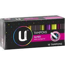 U by Kotex Tampons Super 16 pack