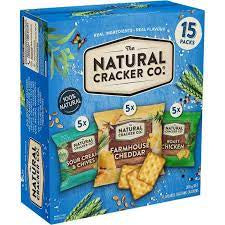 The Natural Cracker Co Snack Crackers Variety 15 Pack