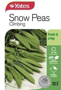 Yates Snow Peas Climbing Seeds