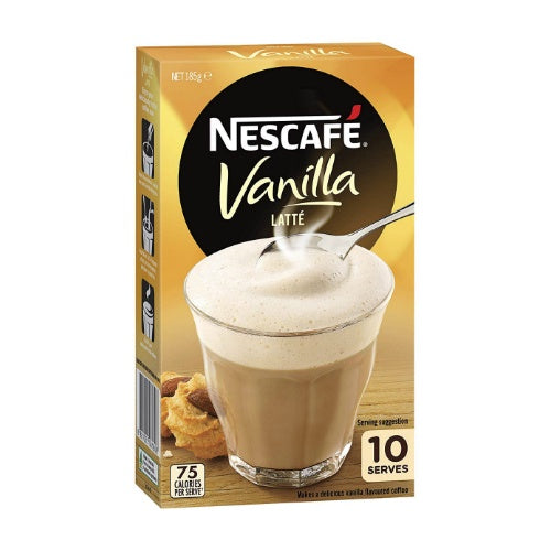 Nescafe Vanilla Latte Sachet 10 pack