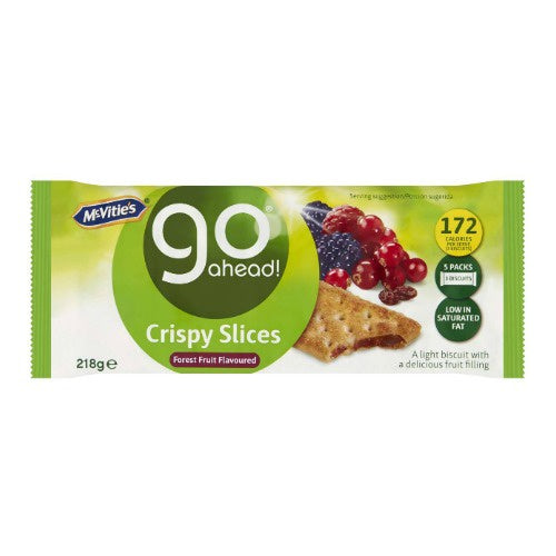 McVities Go Ahead Crispy Slices Forest Fruit 174g