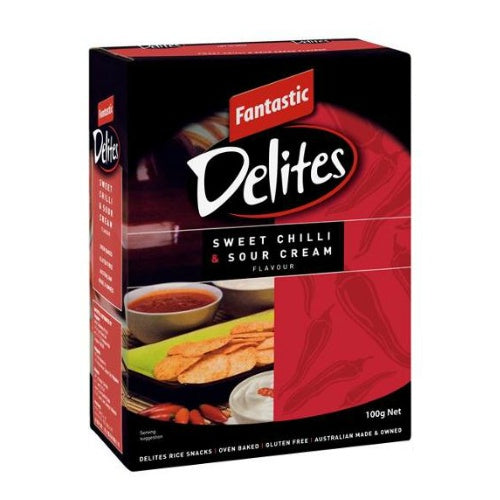 Fantastic Delites Sweet Chilli and Sour Cream 100g