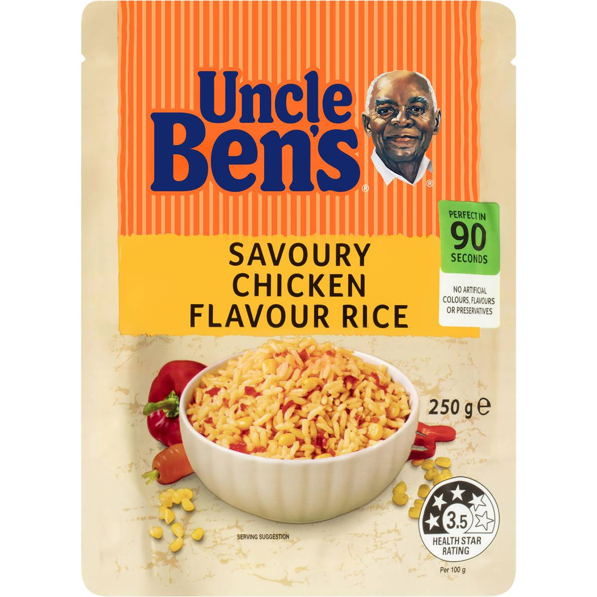 Uncle Ben's Savoury Chicken Flavour Rice 250g