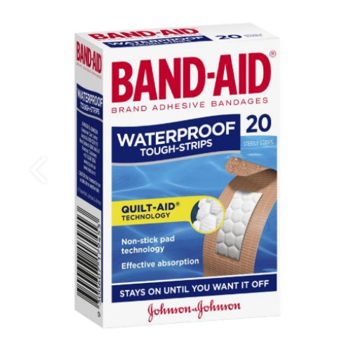 Band-Aid Waterproof Tough Strips 20 pack