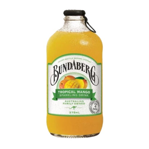 Bundaberg Tropical Mango Sparkling Drink 375mL