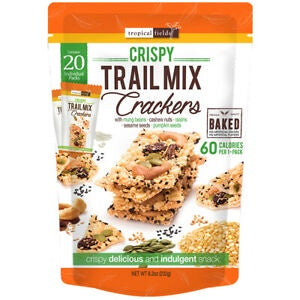 Tropical Fields Crispy Trail Mix Crackers 232g 20 pks