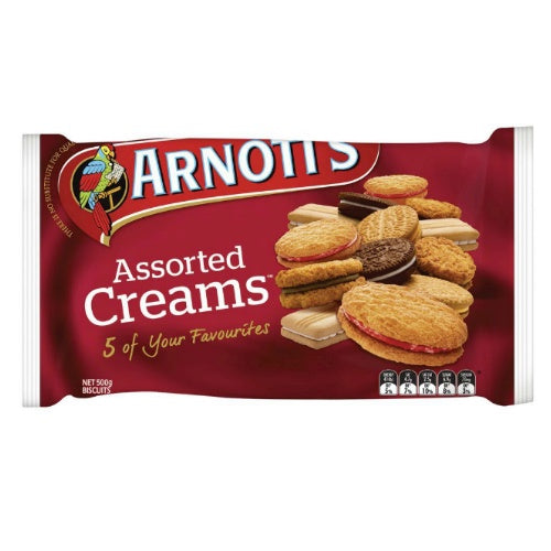 Arnott's Assorted Cream Favourites 500g