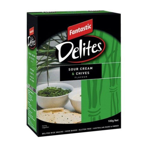 Fantastic Delites Sour Cream and Chives 100g