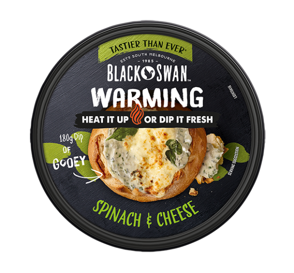 Black Swan Warming Spinach, Mozzarella and Haloumi  180g