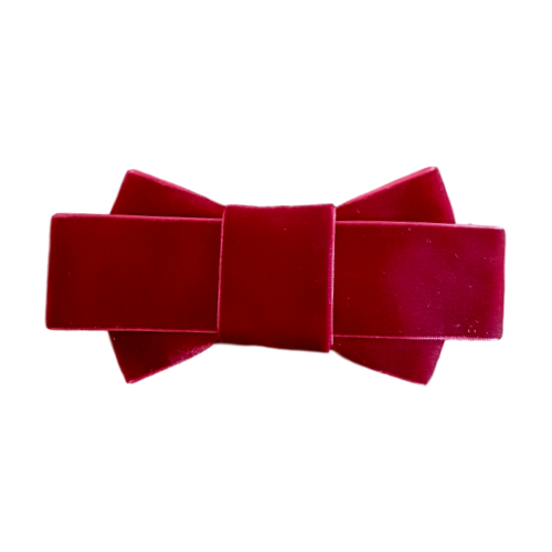 Hair Bow Faith Burgundy 744