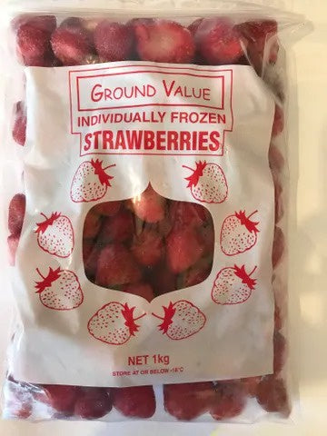 Ground Value Frozen Strawberries 1kg