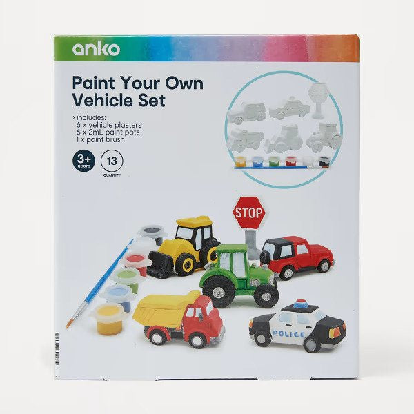 Paint Your Own Vehicle Set