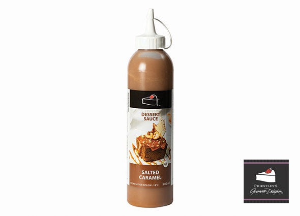 Priestleys Dessert Sauce Salted Caramel 500mL