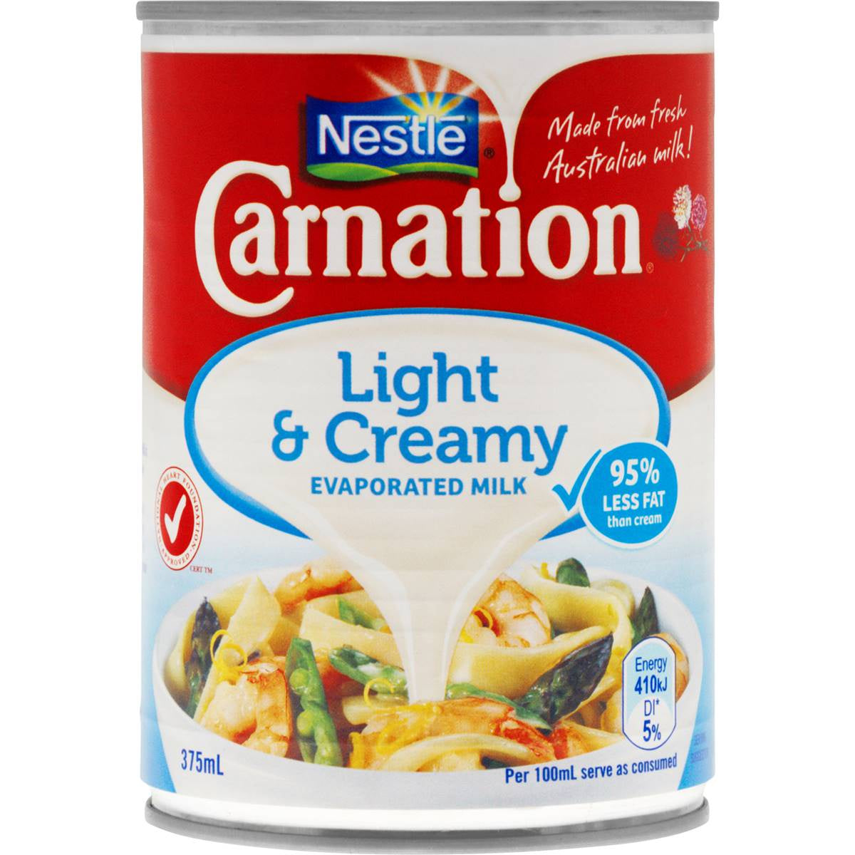 Nestle Carnation Light and Creamy Evaporated Milk 375mL